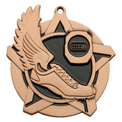 SUPER STAR MEDAL, TRACK, BRONZE - 2 1/4" 43160-Z 