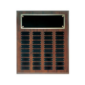 CPP36 Cherry Finish Perpetual Plaque with 36 Plates