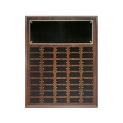 CPP45 Cherry Finish Perpetual Plaque with 45 Plates