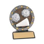 R618   4-1/2" All Star Resin Cheer Trophy