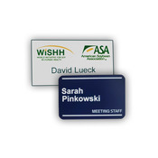 Nametag, Engraved Plastic w/ Color Logo