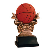 RR502 - 5 1/2" Basketball Ribbon Resin