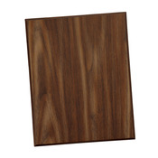 VAL679 - 7 inch x 9 inch Value 45 Degree Bevel Edge Walnut Finish Plaque