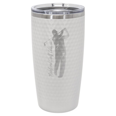 LTM830 - Polar Camel 20 oz. Golf Tumbler, White Thumbnail