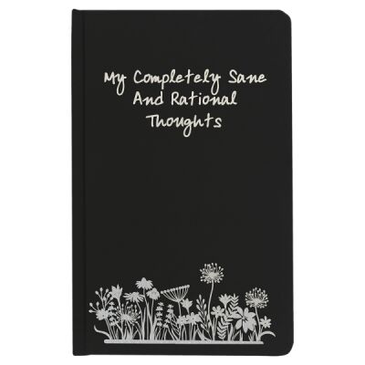 LZB300 5 1/4" x 8 1/4" Black Journal-Lasers to Silver Thumbnail