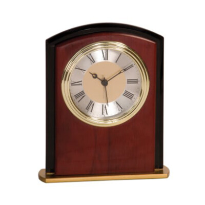 MF002  Mahogany Finish Square Arch Clock Thumbnail