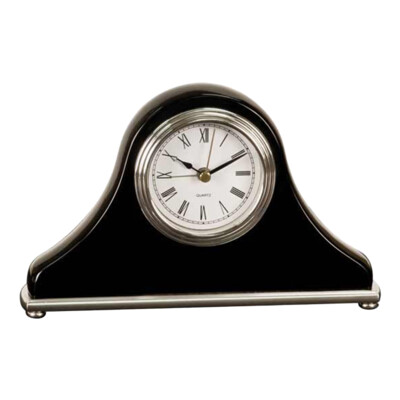 T304 - Black Piano Finish Mantel Clock (Discontinued) Thumbnail